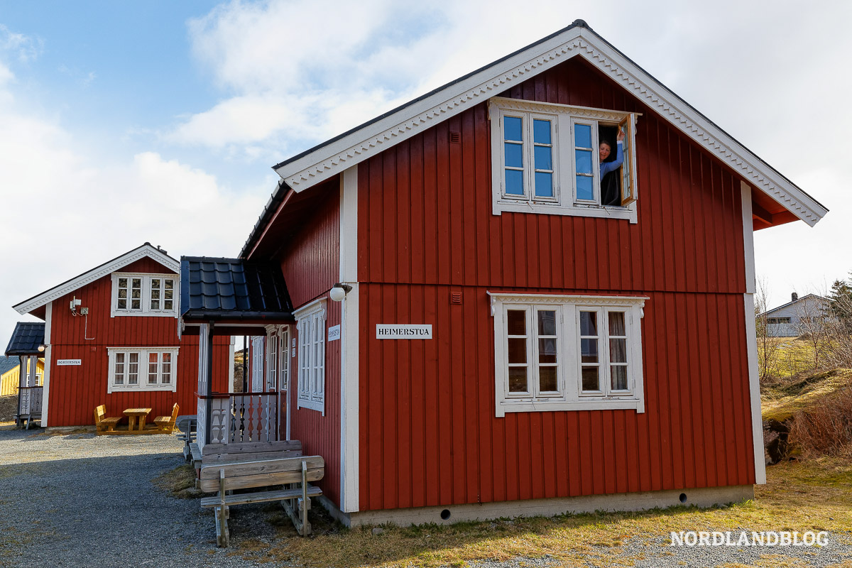 Bild vom Hotelzimmer im Rorbuhotell Lovund