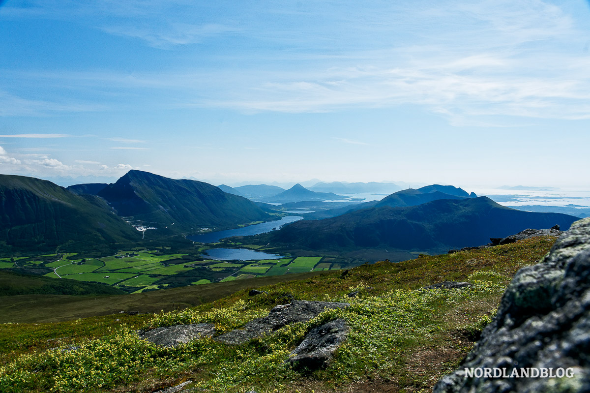 Aussicht vom Melen (Norwegen).