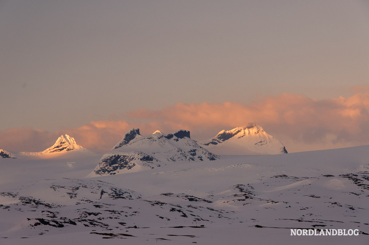 Berggipfel im Jotunheimen Gebirge in Norwegen