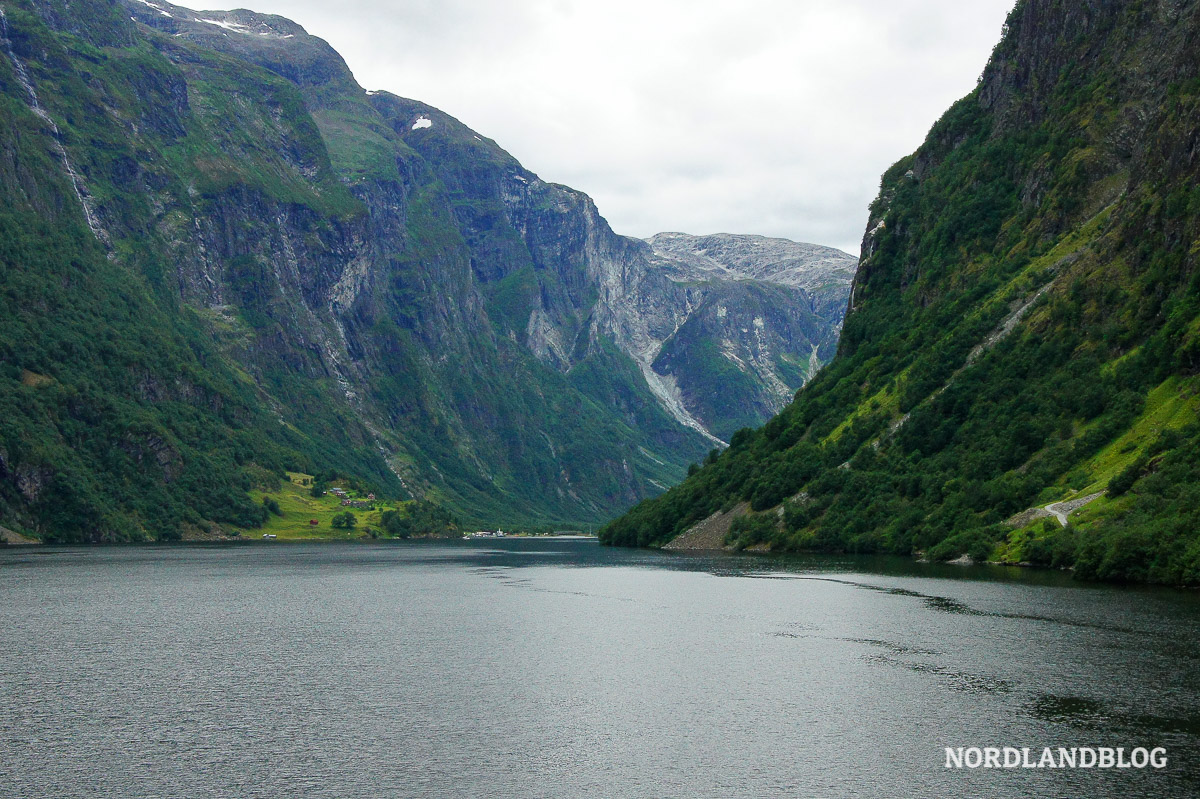 UNESCO Fjord Naeroy in Norwegen.