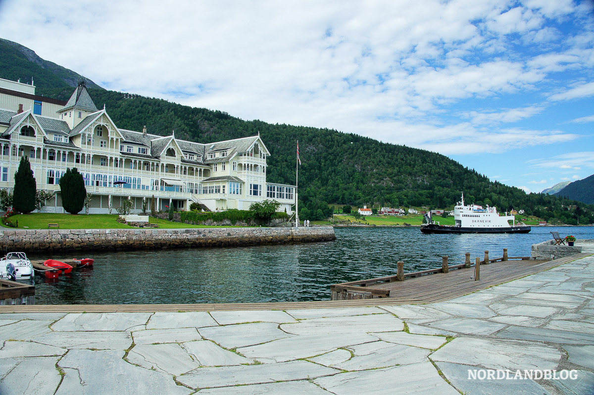 Kviknes Hotel in Balestrand am Sognefjord in Norwegen