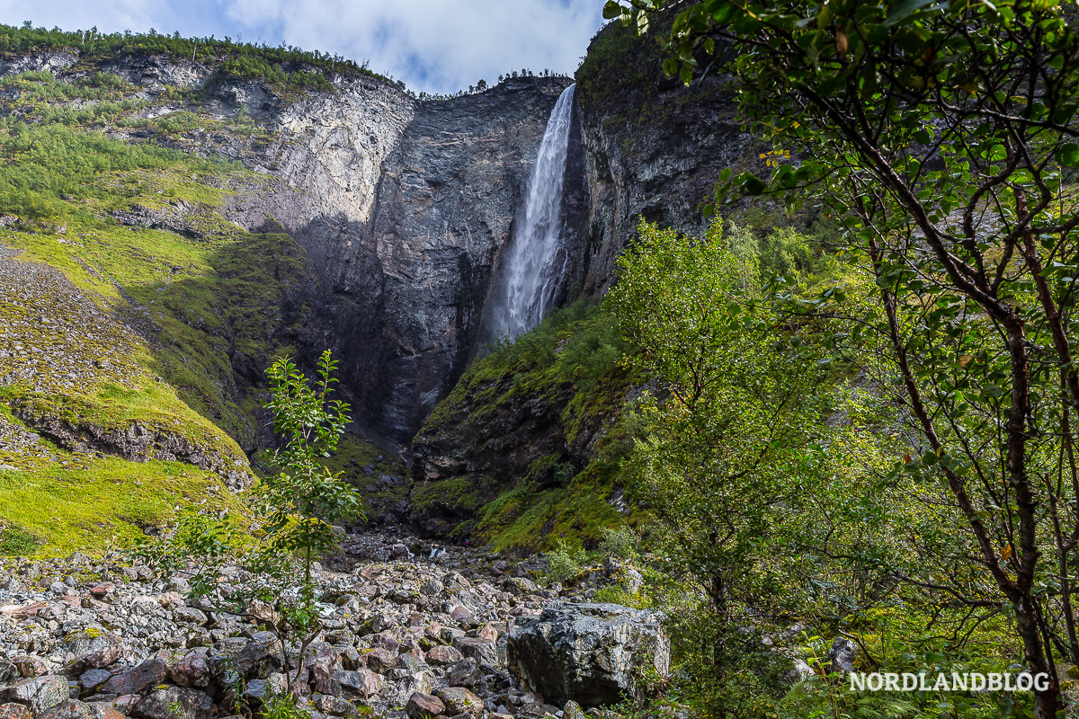 Bild des Vettisfossen in Norwegen.