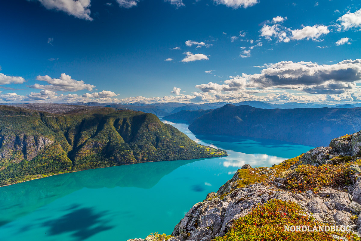 Bild vom Berg Molden am Sognefjord in Norwegen