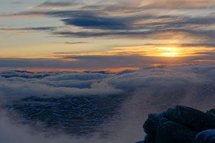 Auch dieses Bild zeigt die legendäre Sicht vom Fanaråken in Norwegen.